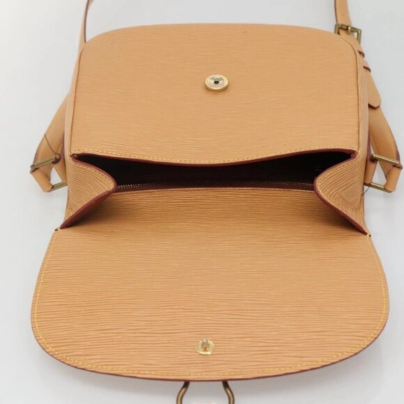 LOUIS VUITTON Epi Saint Cloud GM Shoulder Bag Beige - Picture 14 of 16